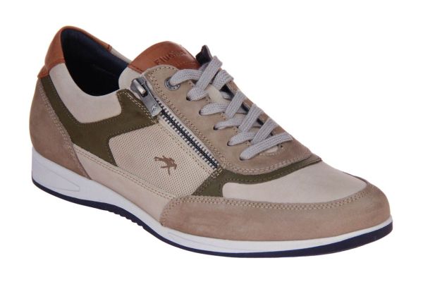 Fluchos Daniel Sneaker Beige-Groen  (F1288 MARMOTA) - Caramel (Sint-Job-in-’t-Goor)