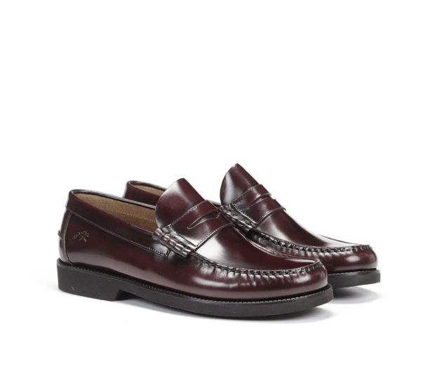 Fluchos Stamford Moccasin Bordo  (F0047 BURDEO) - Caramel (Sint-Job-in-’t-Goor)