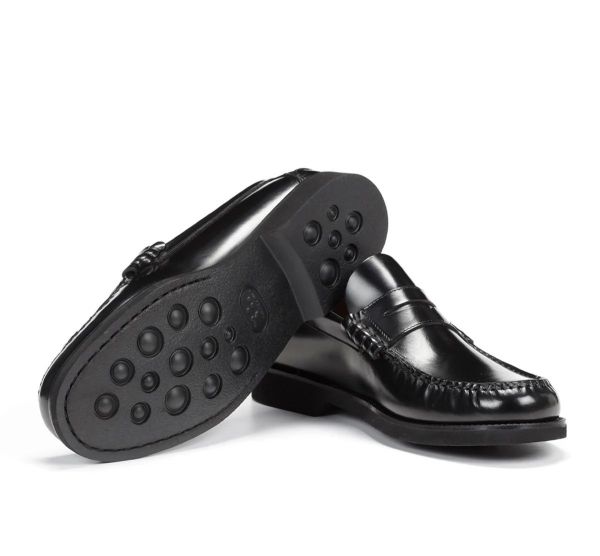 Fluchos Stamford Moccasin Zwart  (F0047 NERO) - Caramel (Sint-Job-in-’t-Goor)