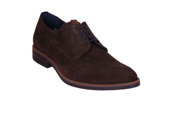 Fluchos Theo Bruin Geklede Schoen  (F1643 AFELPADO) - Caramel (Sint-Job-in-’t-Goor)