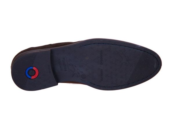 Fluchos Theo Bruin Geklede Schoen  (F1643 AFELPADO) - Caramel (Sint-Job-in-’t-Goor)
