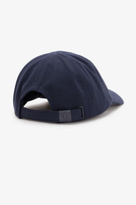 Fred Perry Pique Classic Cap Navy/Snow White  (HW2295-SOS 267) - Caramel (Sint-Job-in-’t-Goor)