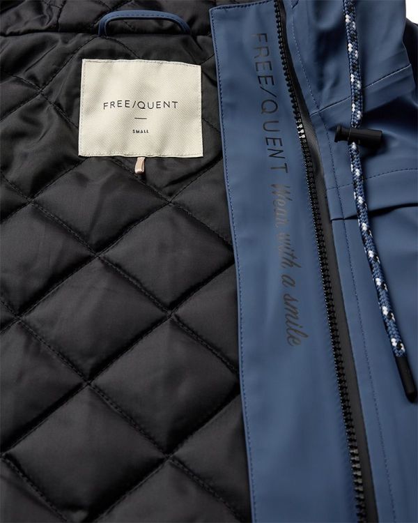 Freequent Rain Jacket Vintage Indigo  (200222 VINTAGE INDIGO) - Caramel (Sint-Job-in-’t-Goor)