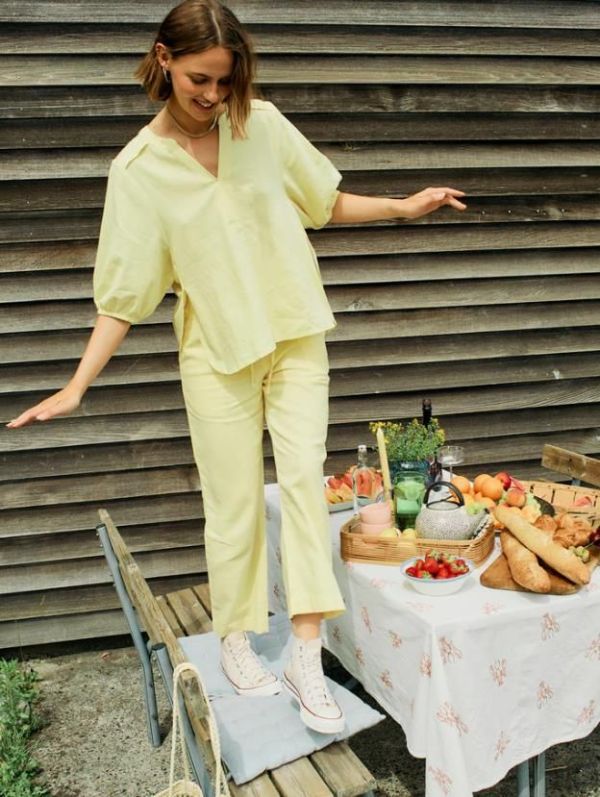 Freequent Lava Blouse Popcorn  (204290 popcorn) - Caramel (Sint-Job-in-’t-Goor)