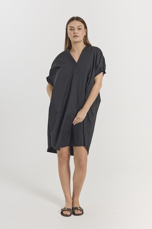 Freequent Xenia Dress Black  (206586 black) - Caramel (Sint-Job-in-’t-Goor)