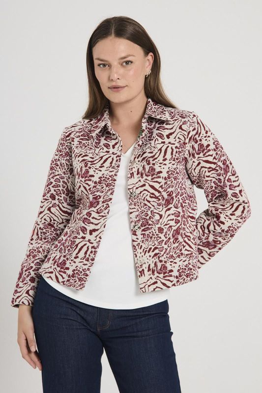 Freequent Jady Jacket Moonbeam With Port Royale  (206749 MOONBEAM) - Caramel (Sint-Job-in-’t-Goor)