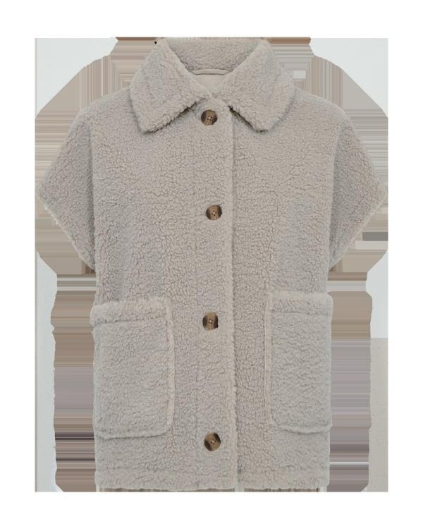Freequent Lamby Waistcoat Simply Taupe  (206965 SIMPLY TAUPE) - Caramel (Sint-Job-in-’t-Goor)