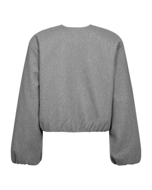 Freequent Yanna Jacket Med Grey Melange  (207288 MED GRY) - Caramel (Sint-Job-in-’t-Goor)