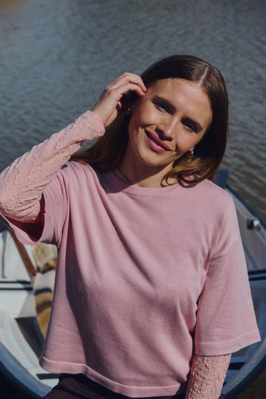 FQ Esvia Blouse Pale Mauve  (211676 pale mauve) - Caramel (Sint-Job-in-’t-Goor)