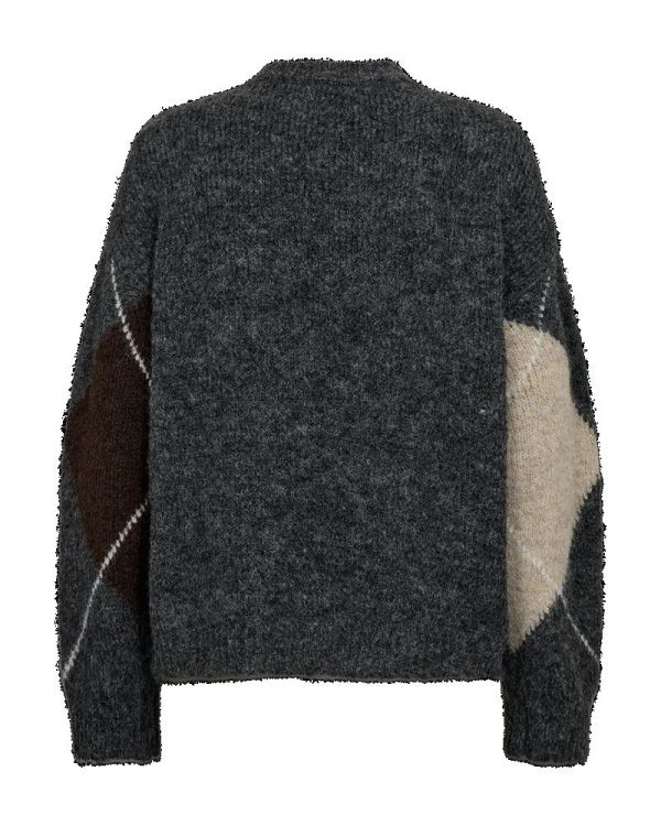 FQ Grslulu Pullover Dark Grey Mel./Oyster Grey Mel.  (211714 dark grey oyster grey) - Caramel (Sint-Job-in-’t-Goor)