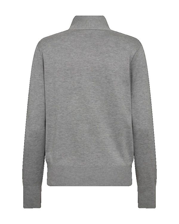 FQ Katie Pullover Medium Grey Melange  (212259 medium grey mel) - Caramel (Sint-Job-in-’t-Goor)