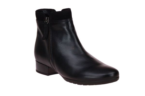 Gabor Comfort Zwarte Enkellaars H-Leest  (72.718-57) - Caramel (Sint-Job-in-’t-Goor)
