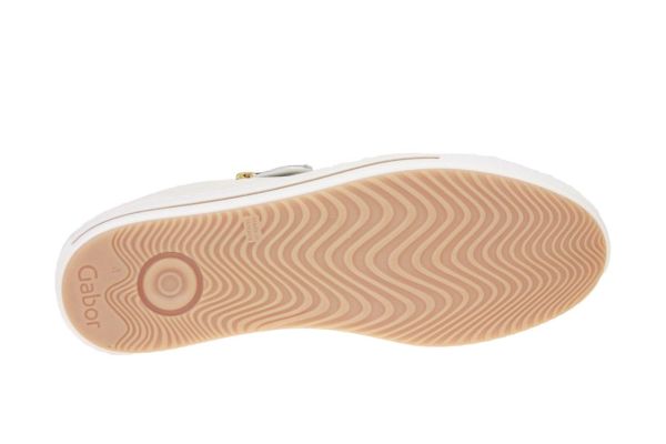 Gabor Comfort Witte Sneaker G-leest Uitneembaar Voetbed  (86.518-21) - Caramel (Sint-Job-in-’t-Goor)