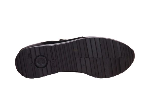 Gabor Comfort Zwarte Sneaker H-leest  (76.528-37) - Caramel (Sint-Job-in-’t-Goor)