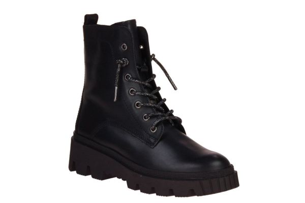 Gabor Best Fitting Veterboot Zwart  (71.821-37) - Caramel (Sint-Job-in-’t-Goor)