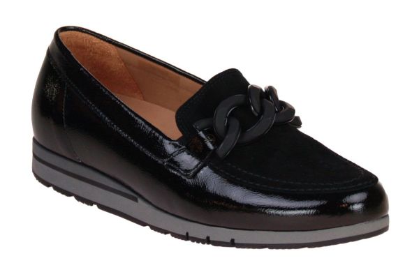 Gabor Comfort Zwarte Moccasin G-leest  (72.415-87) - Caramel (Sint-Job-in-’t-Goor)