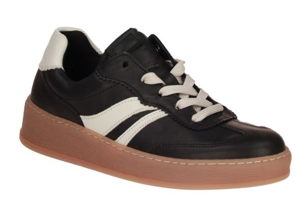 Gabor Comfort Zwart-Beige Sneaker G-leest  (76.475-57) - Caramel (Sint-Job-in-’t-Goor)