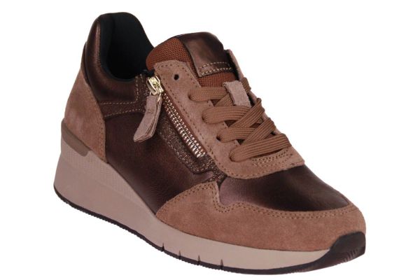 Gabor Comfort Sneaker Brons G-leest  (76.508-15) - Caramel (Sint-Job-in-’t-Goor)