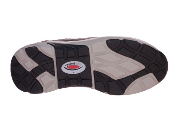 Gabor Rollingsoft Sneaker Roze-Zwart Uitneembaar Voetbed  (76.936-28) - Caramel (Sint-Job-in-’t-Goor)