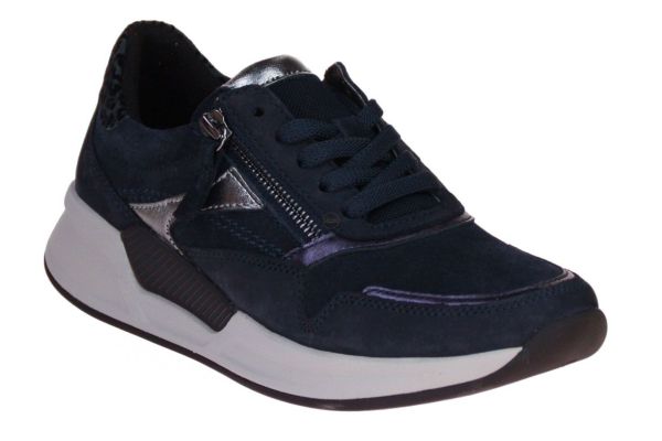 Gabor Rollingsoft Sneaker Blauw  (76.957-26) - Caramel (Sint-Job-in-’t-Goor)