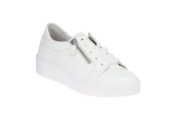 Gabor Best Fitting Witte Sneaker  (83.334-21) - Caramel (Sint-Job-in-’t-Goor)