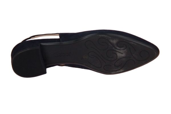 Gabor Slingback Blauw  (81.520-16) - Caramel (Sint-Job-in-’t-Goor)