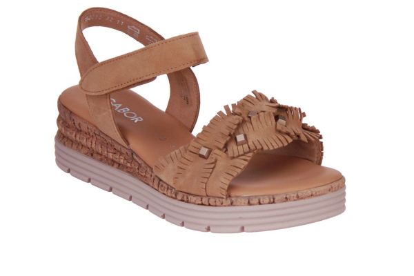 Gabor Cognac Sandaal  (82.704-35) - Caramel (Sint-Job-in-’t-Goor)