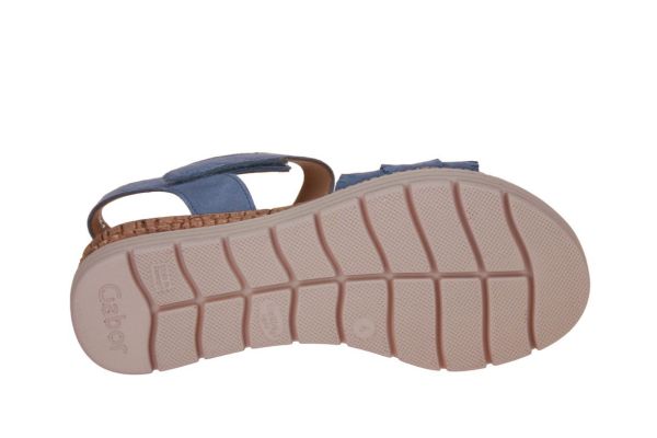 Gabor Blauwe Sandaal G-leest  (82.704-26) - Caramel (Sint-Job-in-’t-Goor)