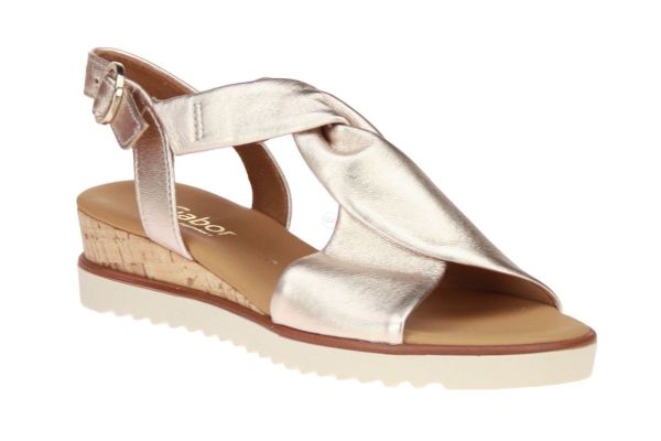 Gabor Comfort Sandaal Brons G-leest  (82.751-82) - Caramel (Sint-Job-in-’t-Goor)