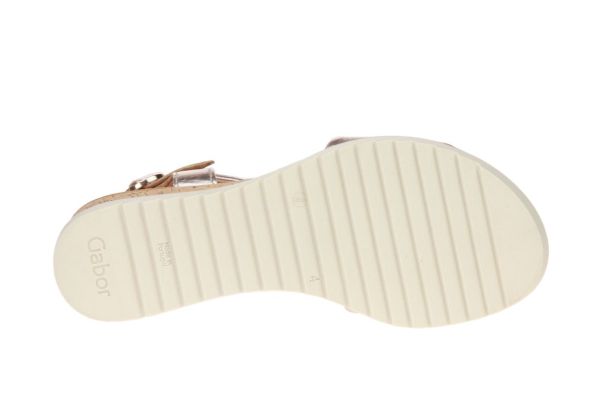 Gabor Comfort Sandaal Brons G-leest  (82.751-82) - Caramel (Sint-Job-in-’t-Goor)