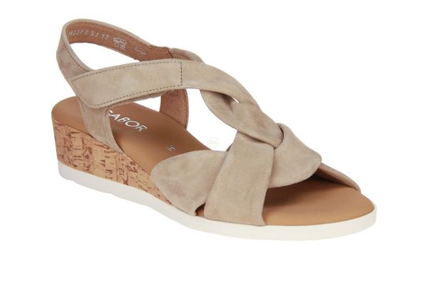 Gabor Sandaal Beige H-leest  (82.761-30) - Caramel (Sint-Job-in-’t-Goor)