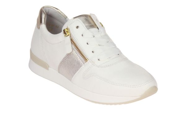 Gabor Best Fitting Sneaker Wit-Goud  (83.420-20) - Caramel (Sint-Job-in-’t-Goor)