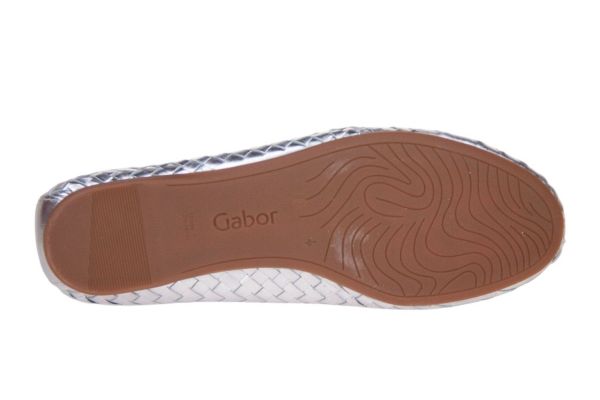 Gabor Best Fitting Ballerina Zilver  (84.121-61) - Caramel (Sint-Job-in-’t-Goor)