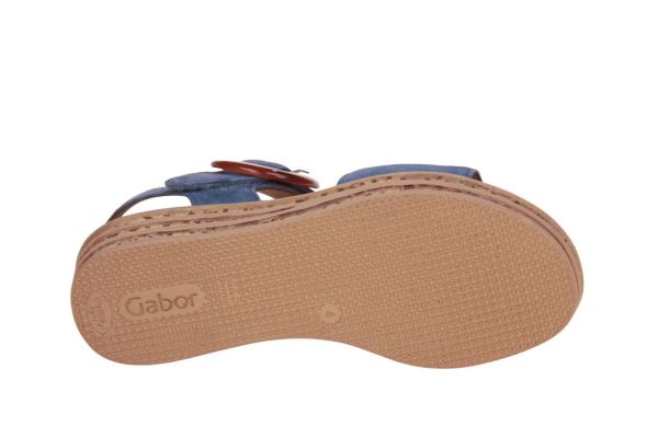 Gabor Blauwe Sandaal  (84.550-18) - Caramel (Sint-Job-in-’t-Goor)