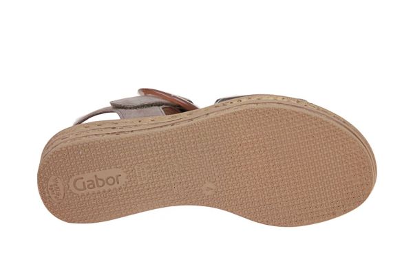 Gabor Best Fitting Brons Sandaal  (84.550-62) - Caramel (Sint-Job-in-’t-Goor)