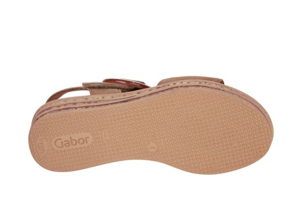 Gabor Best Fitting Sandaal Cognac  (84.550-14) - Caramel (Sint-Job-in-’t-Goor)
