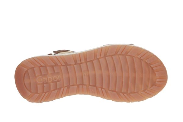 Gabor Best Fitting Sandaal Brons-Zilver  (84.582-62) - Caramel (Sint-Job-in-’t-Goor)