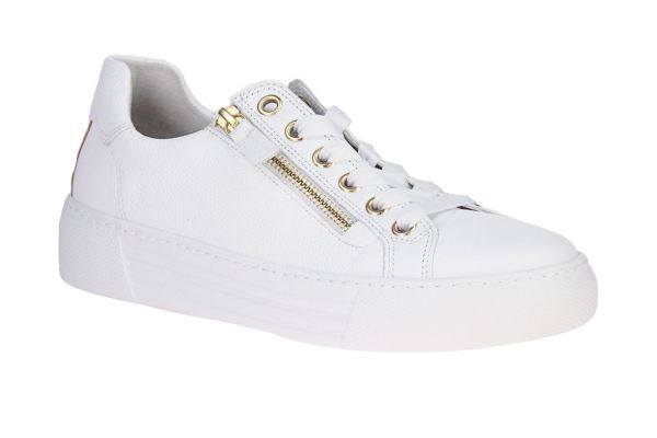 Gabor Comfort Witte Sneaker G-leest  (86.465-51) - Caramel (Sint-Job-in-’t-Goor)