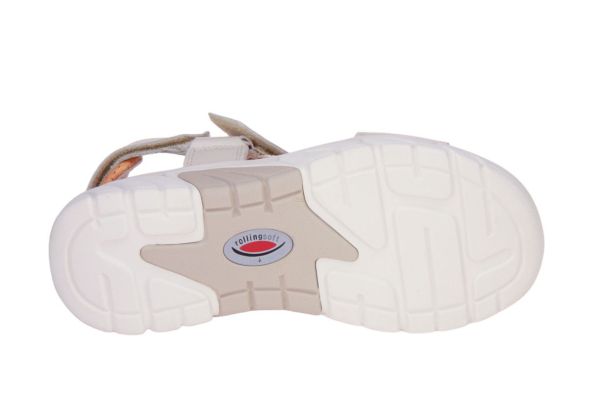 Gabor Rollingsoft Sandaal Offwhite  (86.833-54) - Caramel (Sint-Job-in-’t-Goor)