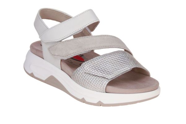 Gabor Rollingsoft Sandaal Wit  (86.882-61) - Caramel (Sint-Job-in-’t-Goor)