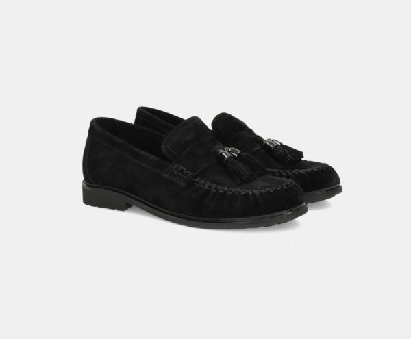 Gabor Moccasin Zwart  (4009.02-001) - Caramel (Sint-Job-in-’t-Goor)