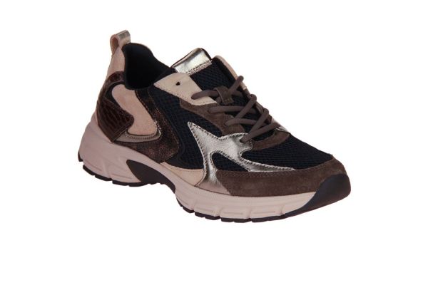 Gabor Sneaker Zwart/Bruin G-leest  (6005.01-007) - Caramel (Sint-Job-in-’t-Goor)