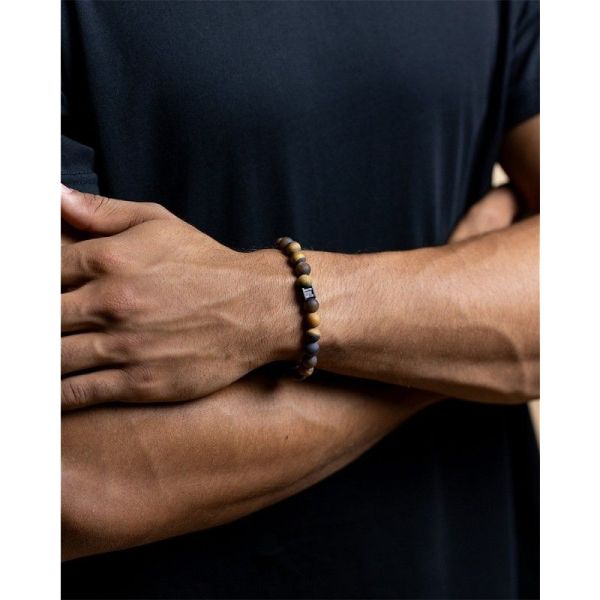 Gemini Bracelet Black Tiger  (D5) - Caramel (Sint-Job-in-’t-Goor)