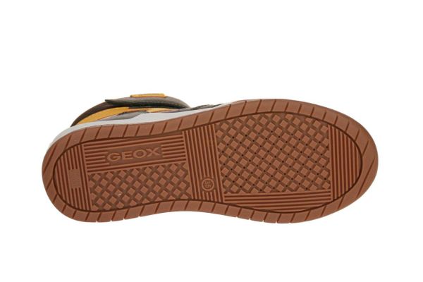 Geox Perth Groen Hoge Sneaker  (J367RF-C0966) - Caramel (Sint-Job-in-’t-Goor)