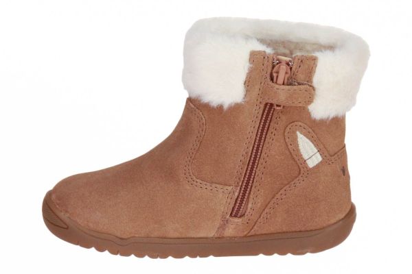 Geox Macchia Cognac Enkellaarsje Pels  (B564PA-C6627) - Caramel (Sint-Job-in-’t-Goor)