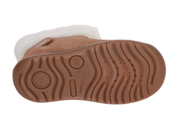 Geox Macchia Cognac Enkellaarsje Pels  (B564PA-C6627) - Caramel (Sint-Job-in-’t-Goor)