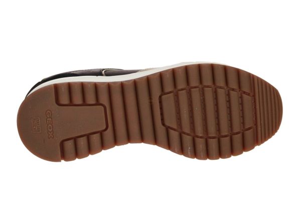 Geox Desya Sneaker Zwart-Goud  (D5500A-C9258) - Caramel (Sint-Job-in-’t-Goor)