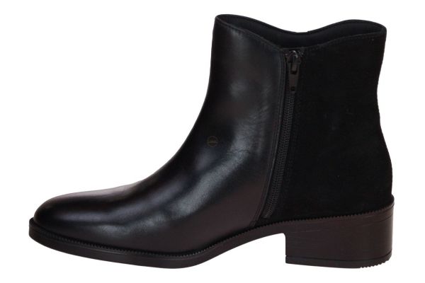 Geox Camexia Enkellaars Zwart  (D565EE-C9999) - Caramel (Sint-Job-in-’t-Goor)