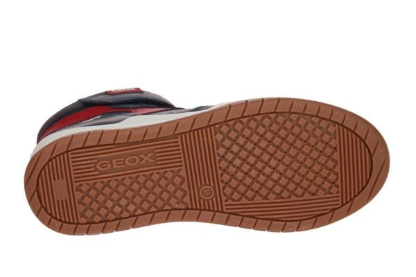 Geox Perth Blauw-Rode Sneaker  (J367RF-C4244) - Caramel (Sint-Job-in-’t-Goor)