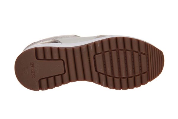 Geox Desya Sneaker Papyrus/Light Gold  (D6500A-C1S2L) - Caramel (Sint-Job-in-’t-Goor)